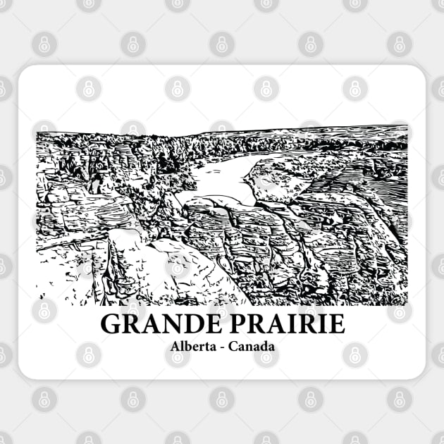 Grande Prairie - Alberta Magnet by Lakeric